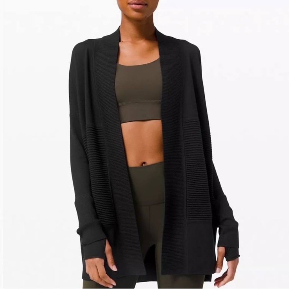 NWOT Lululemon sit in lotus wrap cardigan